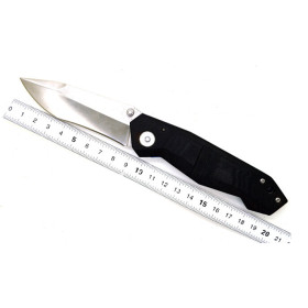 Folding knife with black G10 handle UD17040
